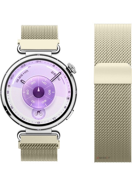 Huawei Watch Gt6 41MM Uyumlu Manyetik Milanese Loop Metal Kordon modelleri
