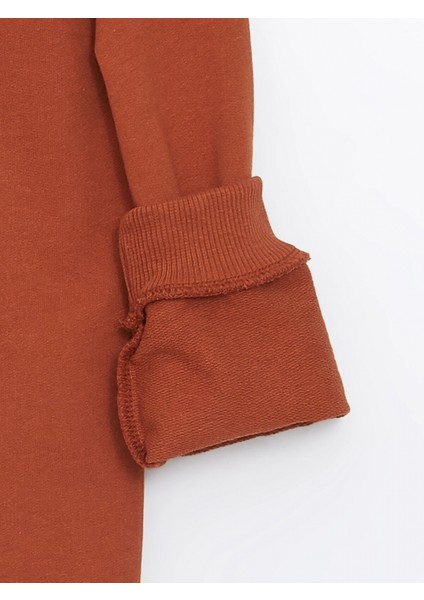 Lcw Kids Turuncu Bisiklet Yaka Erkek Bebek Sweatshirt ve Eşofman Alt 2'li modelleri