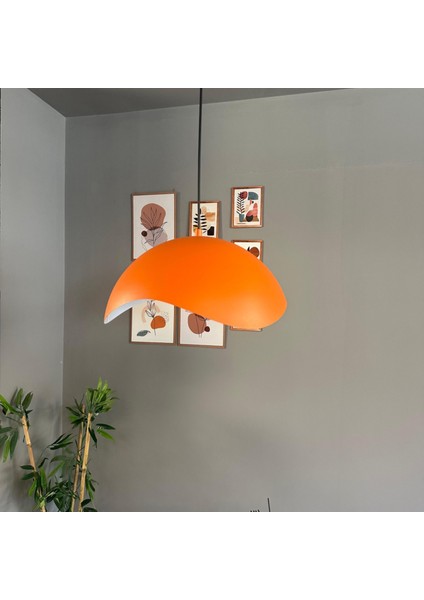 Luna Turuncu Tekli Avize Sarkıt Lamba Restoran Salon Aydınlatma fiyatları