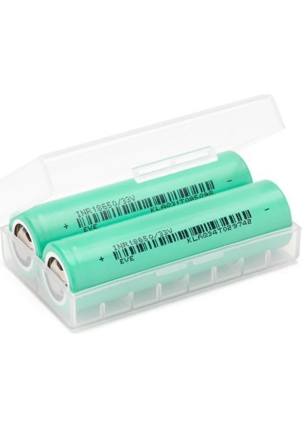 Eve 18650 3.7V (Volt) 3200 Mah 35V Lityum Şarj Edilebilir 1 Adet Pil(Batarya) Pil Kutusu Hediyeli indirimleri