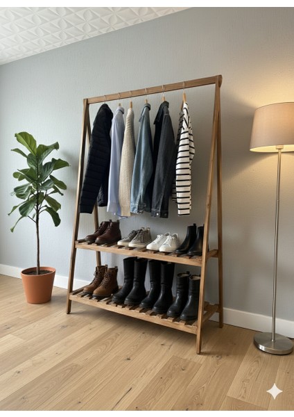 Konfeksiyon Elbise Askılık Iki Raflı 148*105 cm fiyatları