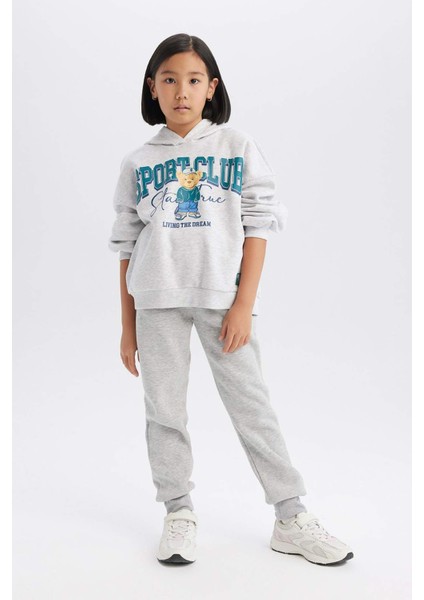 Kız Çocuk Basic Düz Jogger Eşofman Altı D7009A824WN modelleri