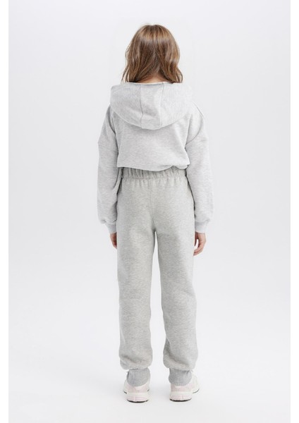 Kız Çocuk Basic Düz Jogger Eşofman Altı D7009A824WN fırsatları