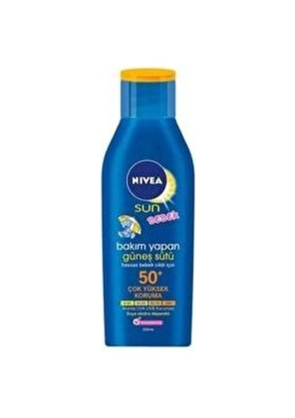 Sun Bebek Güneş Losyonu SPF 50+ Hassas Ciltler İçin 200 ml Suya Dayanıklı Koruma modelleri
