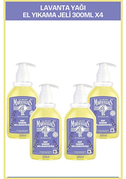 Lavanta Yağı İçeren Saf Sıvı Sabun 300 ml x4 Ekonomik Paket modelleri