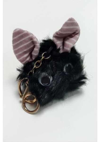 Msa-Shop Kulaklı Tüylü Peluş Anahtarlık-Renkli fiyatları