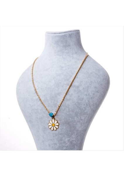 Wizard Papatya Figürlü Kolye-Sarı fiyatları