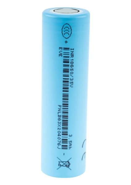 Eve 18650 3.7V (Volt) 3500 Mah 3c 35V Lityum Şarj Edilebilir 10 Adet Pil(Batarya) fırsatları