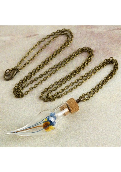 Msa-Shop Çiçek Fanus Canlı Kolye-K fiyatları