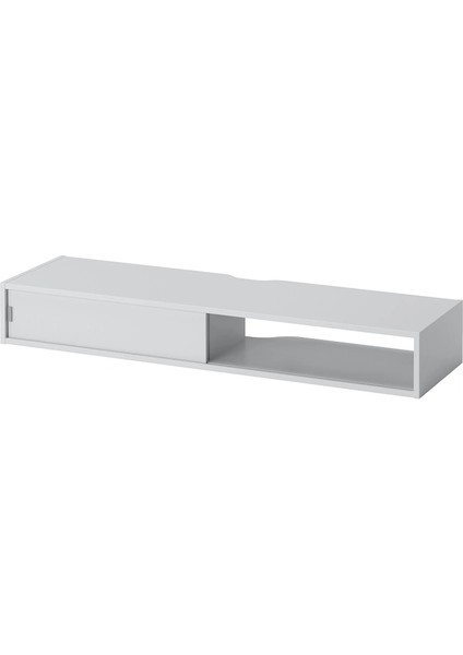 Spıksmed Ayaksız Duvar Rafı Açık Gri 117 x 32 Cm