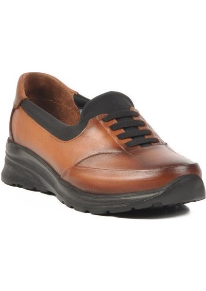 PS-32990 Ortopedik Kadın Günlük Hakiki Deri Ayakkabı