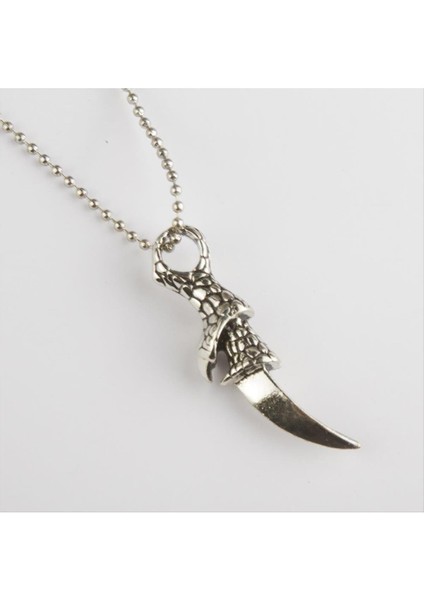 Msa-Shop Hançer Figürlü Metal Kolye-Gümüş Rengi fiyatları