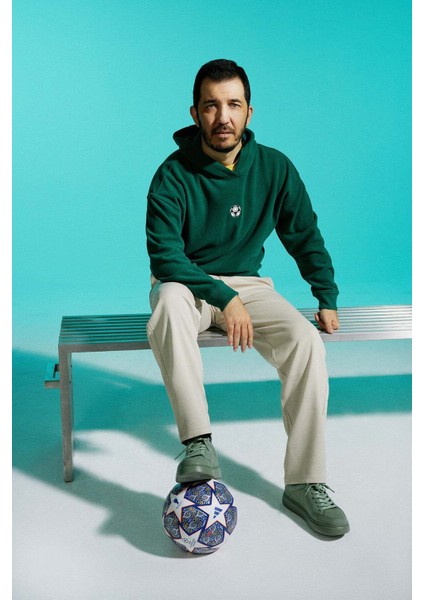 Azteca Supersoft Hoodie - Nefti Yeşil fiyatları