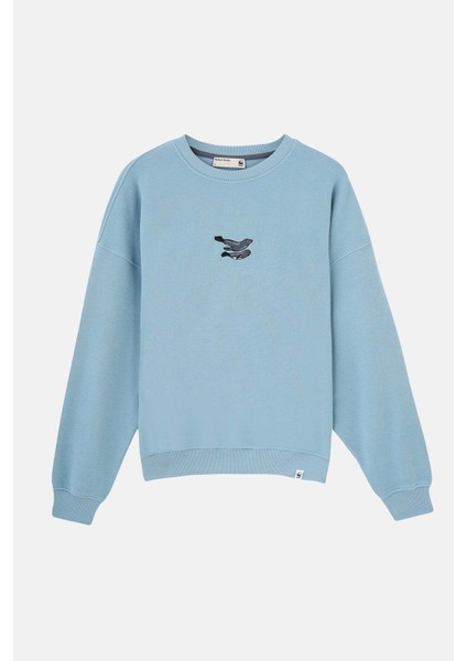 Akdeniz Foku Supersoft Sweatshirt - Mavi fırsatları