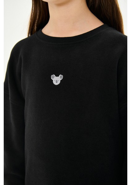 Koala Supersoft Çocuk Sweatshirt - Siyah modelleri