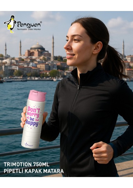 750ML Paslanmaz Çelik Su Matarası | Sızdırmaz Kapaklı | Pipetli | Bpa Free | Dayanıklı fiyatları