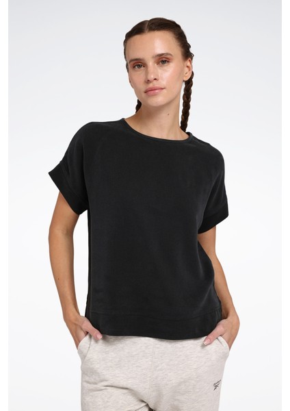 Carol Tee Antrasit Kadın Kısa Kol T-Shirt