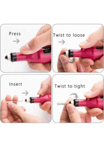 Tırnak Törpü Seti, Manikür Pedikür ve Oje Kurutucu, Ayak ve Tırnak Bakım Seti