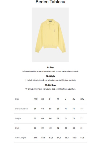Imparator Penguen Supersoft Oversize Polo Yaka Sweatshirt - Mor fırsatları