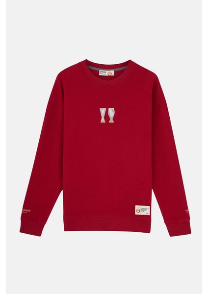 Kupa Supersoft Sweatshirt - Kırmızı