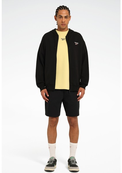 New Id Reg Fz Siyah Erkek Eşofman Üstü