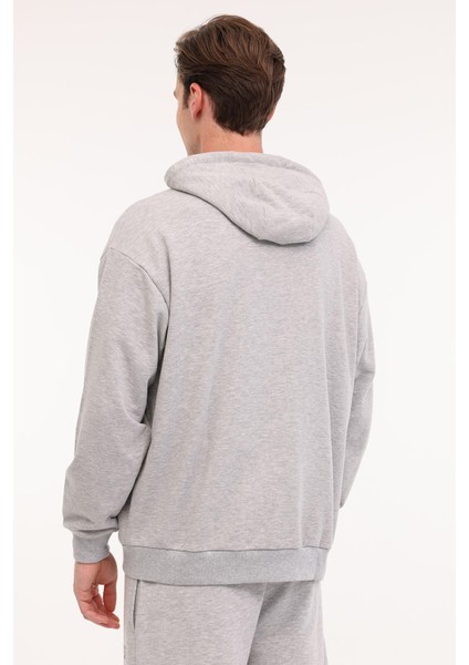 New Id Reg Fz Gri Erkek Eşofman Üstü