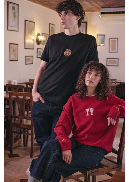 Kupa Supersoft Sweatshirt - Kırmızı fırsatları