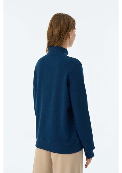 Socrates Tennis Club Supersoft Quarter-Zip Sweatshirt - Lacivert indirimleri