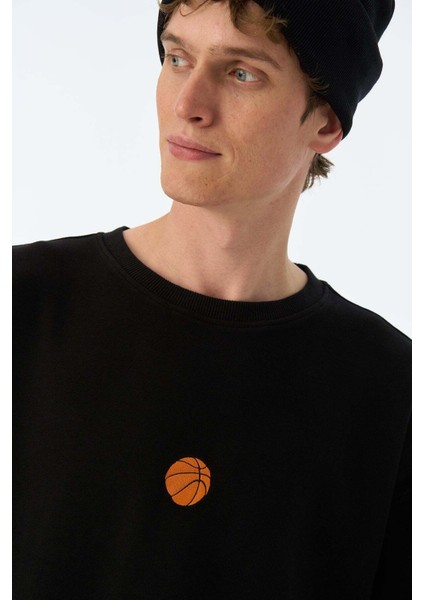 Basketball Supersoft Sweatshirt - Siyah fırsatları