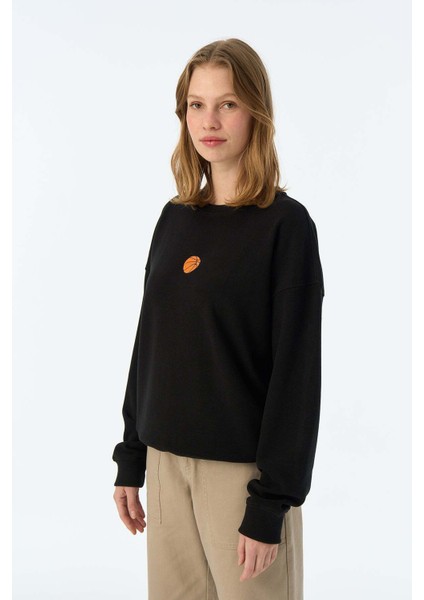 Basketball Supersoft Sweatshirt - Siyah indirimleri