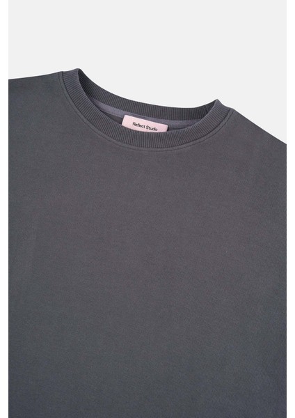 Basic Supersoft Sweatshirt - Antrasit fiyatları