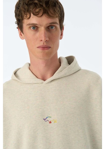 Gergedan Supersoft Hoodie - Nopeli Gri modelleri