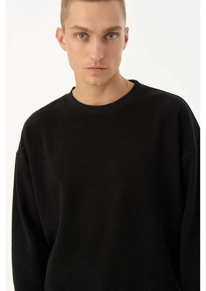 Basic Supersoft Sweatshirt - Siyah fiyatları