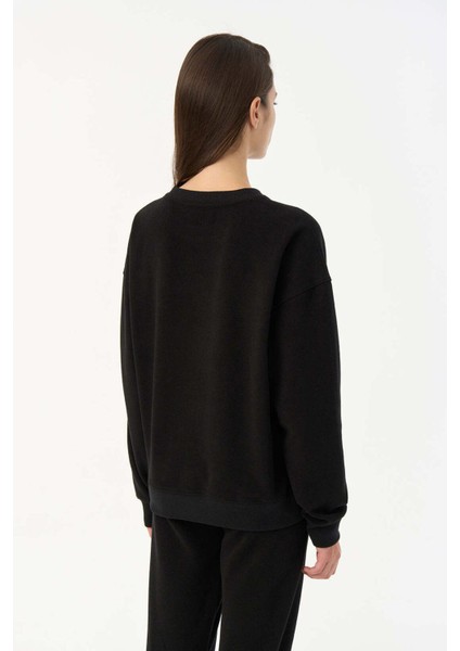 Basic Supersoft Sweatshirt - Siyah modelleri