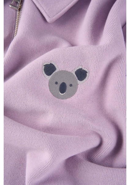 Koala Supersoft Quarter-Zip Sweatshirt - Lila fiyatları