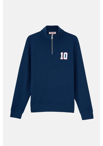 France 10 Supersoft Quarter-Zip Sweatshirt - Lacivert