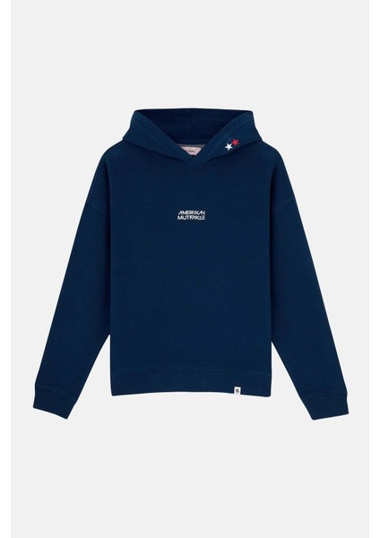 Amerikan Mutfak Logo Supersoft Hoodie - Lacivert indirimleri