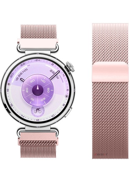 Huawei Watch Gt6 41MM Uyumlu Manyetik Milanese Loop Metal Kordon modelleri