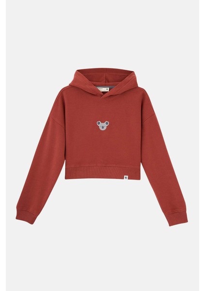 Koala Supersoft Crop Hoodie - Kiremit modelleri
