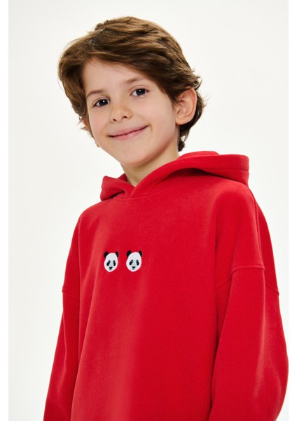 Chi & Chi Supersoft Çocuk Hoodie - Kırmızı fiyatları