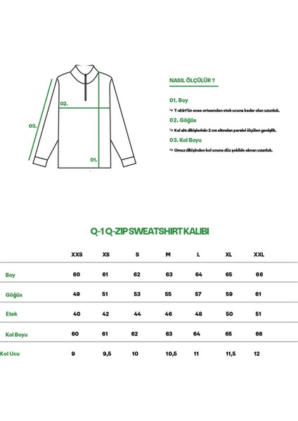 Koala Supersoft Quarter-Zip Sweatshirt - Kiremit