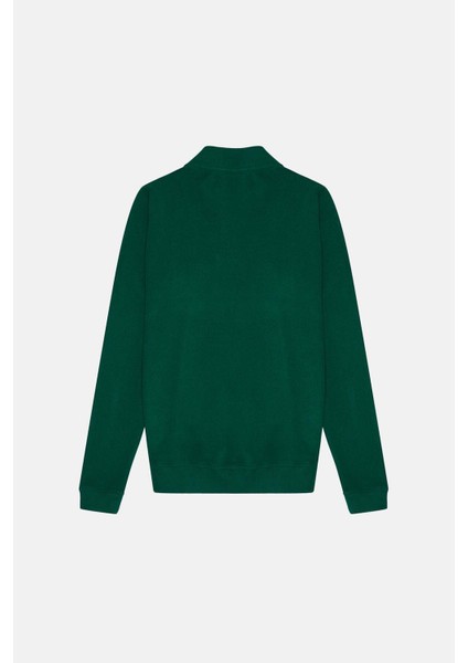 Socrates Tennis Club Supersoft Quarter-Zip Sweatshirt - Nefti Yeşil indirimleri