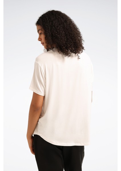 Gena Tee Ekru Kadın Kısa Kol T-Shirt