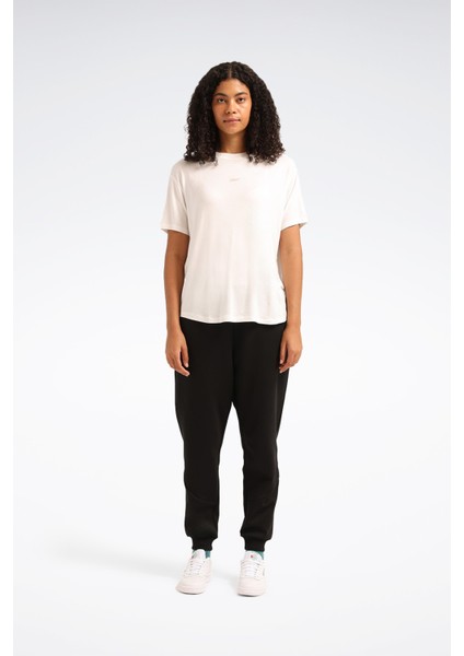 Gena Tee Ekru Kadın Kısa Kol T-Shirt