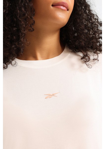 Gena Tee Ekru Kadın Kısa Kol T-Shirt