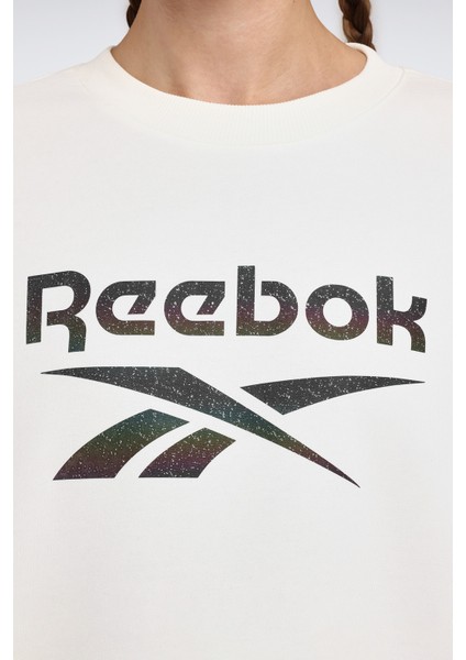 New Id Reg Crew Ekru Kadın Sweatshirt