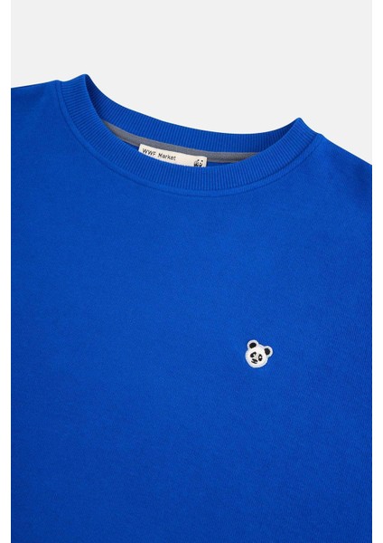 Panda Supersoft Sweatshirt - Saks Mavi fiyatları