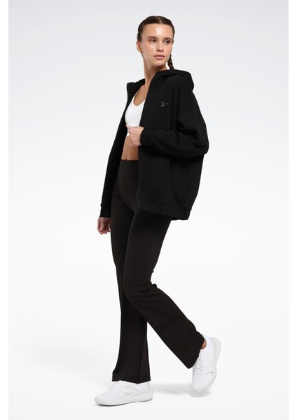 New Id Reg Fz Siyah Kadın Eşofman Üstü