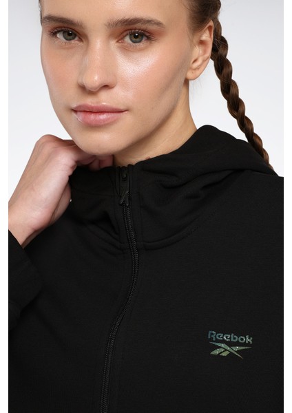 New Id Reg Fz Siyah Kadın Eşofman Üstü