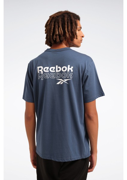 Rı Brand Proud Gfx Ss Tee Mavi Erkek Kısa Kol T-Shirt